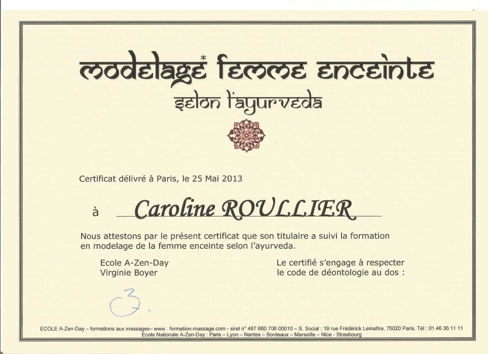 diplome femme enceinte